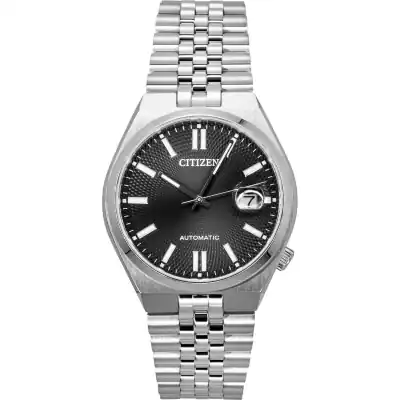 Citizen Tsuyosa 60 Stainless Steel Black Dial Automatic NK0020-55E Men's Watch