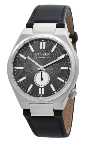 Citizen Tsuyosa Small Second Leather Strap Grey Dial Automatic NK5010-01H Men's Watch