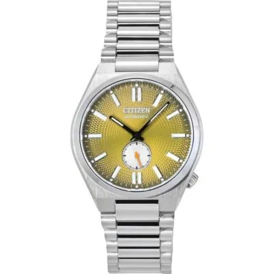 Citizen Tsuyosa Small Second Stainless Steel Textured Green Dial Automatic NK5010-51X Men's Watch