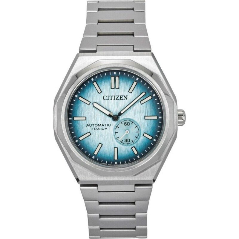 Citizen Zenshin 60 Super Titanium Light Blue Dial Automatic NK5020-58L 100M Men's Watch Citizen Zenshin 60 Super Titanium Light Blue Dial Automatic NK5020-58L 100M Men's Watch