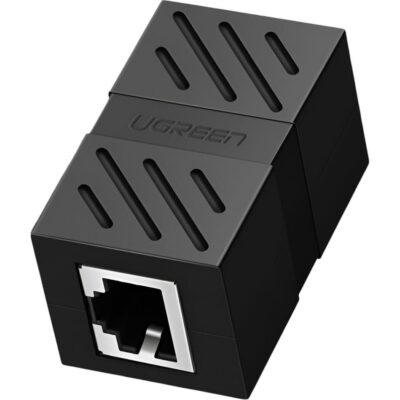 UGREEN RJ45 1Gbps Ethernet Cable Extender Adapter - Black