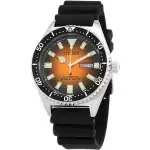 Citizen Promaster Marine Rubber Strap Orange Dial Automatic Diver's NY0120-01Z 200M Men's Watch