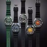 Citizen Promaster Polyurethane Strap Green Dial Automatic Diver’s NY0121-09X 200M Men’s Watch - NY0121-09X