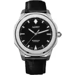 Nappey Renaissance Steel And Black Automatic NY41-AD1M-3B6A 200M Unisex Watch