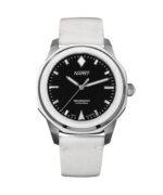 Nappey Renaissance Steel And Black Suede Automatic NY41-AD1M-3B2A 200M Unisex Watch