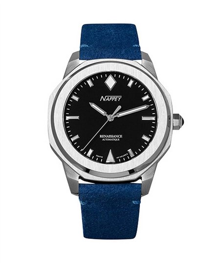 Nappey Renaissance Steel And White Automatic NY41-AD2M-1B1A 200M Unisex Watch