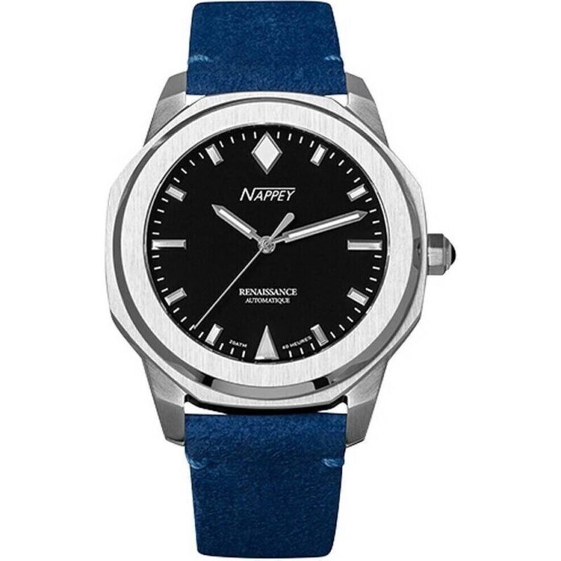 Nappey Renaissance Steel And White Automatic NY41-AD2M-1B1A 200M Unisex Watch