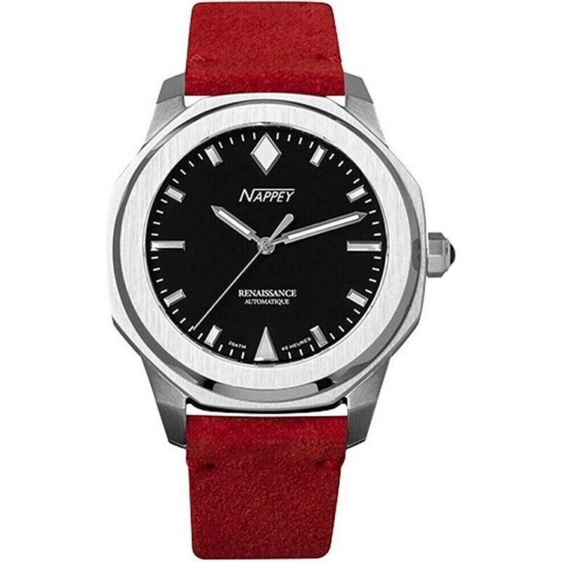 Nappey Renaissance Steel And White Automatic NY41-AD2M-3B4A 200M Unisex Watch Nappey Renaissance Steel And White Automatic NY41-AD2M-3B4A 200M Unisex Watch