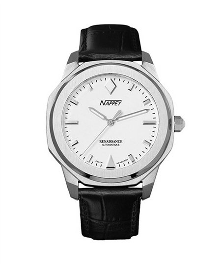 Nappey Renaissance Steel And White Automatic NY41-AD2M-3B6A 200M Unisex Watch