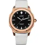 Nappey Renaissance Rose Gold And Black Suede Automatic NY41-BD1M-3B2A 200M Unisex Watch