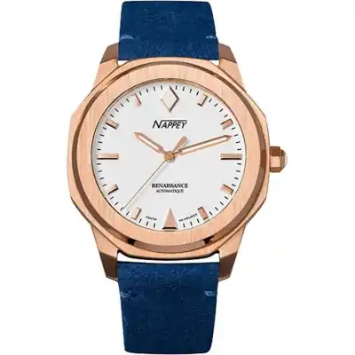 Nappey Renaissance Rose Gold And White Milanese Automatic NY41-BD2M-3B4A 200M Unisex Watch