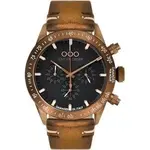 Out Of Order Bronzo Chrono Vegan Black Dial Quartz OOO.001-13.MS 100M Men's Watch