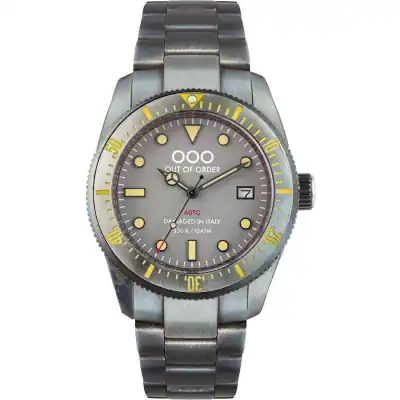 Out Of Order Grey Auto 2.0 Superluminova C3 Dial Automatic OOO.001-16.2.GR 100M Men's Watch