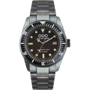 Out Of Order Black Auto 2.0 Superluminova C3 Dial Automatic OOO.001-16.2.NE 100M Men's Watch