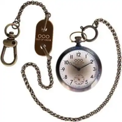 Out Of Order Calabrone White Dial OOO.001-8.BI Men's Pocket Watch