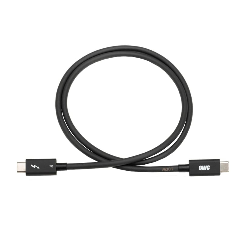 OWC Thunderbolt 3/4 2m Cable - Black 2 OWC Thunderbolt 3/4 2m Cable - Black - Image 2