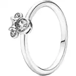 Pandora Disney Minnie Mouse Sparkling Head Ring With Clear Cubic Zirconia P-190074C01-54 For Women