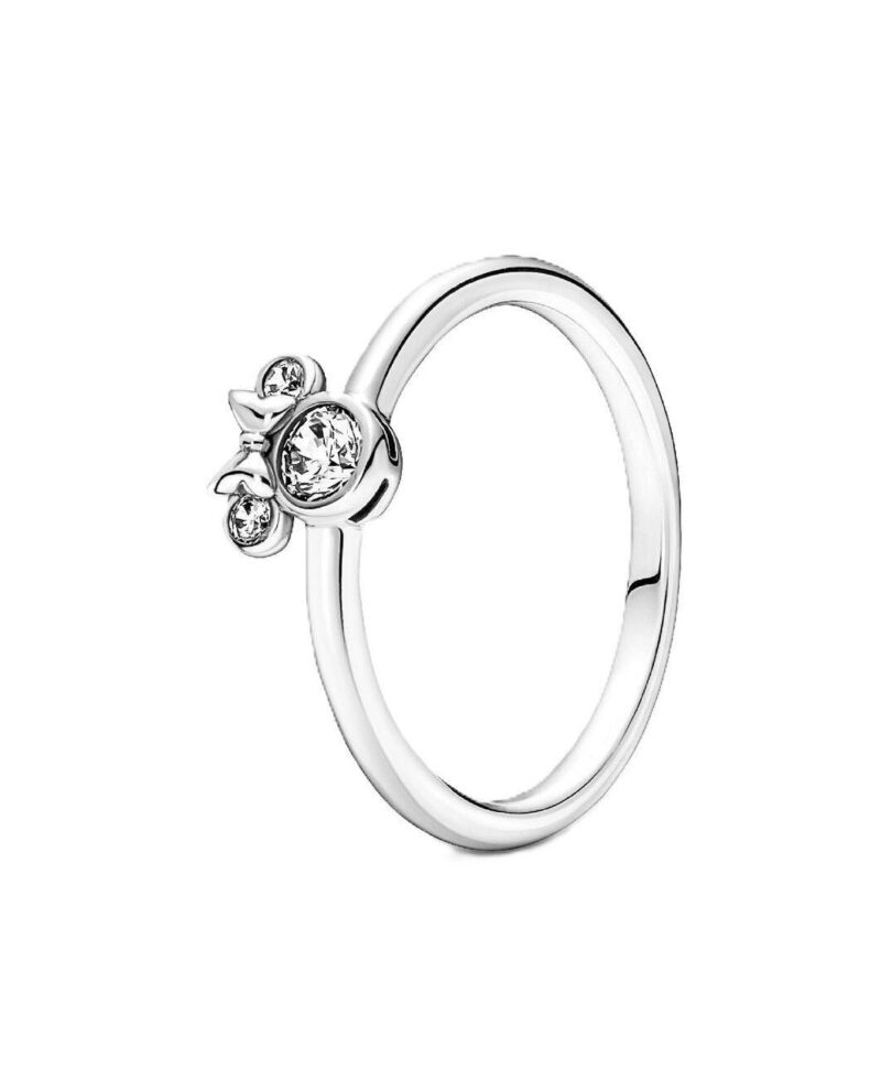 Pandora Disney Minnie Mouse Sparkling Head Ring With Clear Cubic Zirconia P-190074C01-54 For Women Pandora Disney Minnie Mouse Sparkling Head Ring With Clear Cubic Zirconia P-190074C01-54 For Women