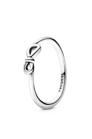 Pandora Infinity Knot Ring With White Sterling Silver P-198898C00-54 For Women