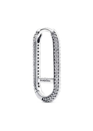 Pandora Me Extended Pave Link Single Earring With Clear Cubic Zirconia P-292796C01 For Women
