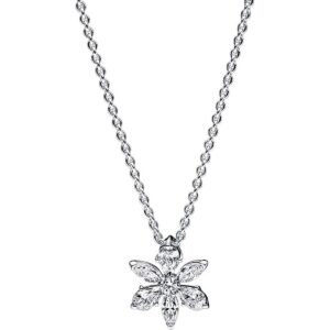 Pandora Sparkling Herbarium Cluster Pendant Necklace 392387C01-45 For Women