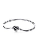 Pandora Moments Sparkling Infinity Heart Bracelet With Clear Cubic Zirconia P-592645C01-18 For Women
