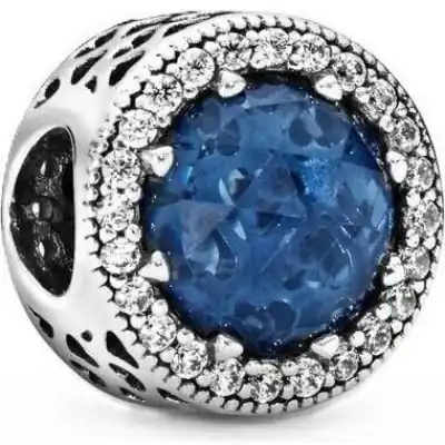 Pandora Radiant Hearts Charm With Blue Crystal And Clear Cubic Zirconia P-791725NMB For Women Pandora Radiant Hearts Charm With Blue Crystal And Clear Cubic Zirconia P-791725NMB For Women