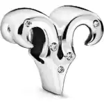 Pandora Sparkling Aries Zodiac Charm With Clear Cubic Zirconia P-798416C01 For Women