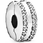 Pandora Sterling Silver Charm With Clear Cubic Zirconia P-798422C01 For Women