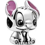 Pandora Disney Lilo And Stitch Silver Charm With Black And Purple Enamel 798844C01 For Women