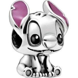 Pandora Disney Lilo And Stitch Silver Charm With Black And Purple Enamel 798844C01 For Women