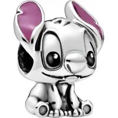 Pandora Disney Lilo And Stitch Silver Charm With Black And Purple Enamel 798844C01 For Women