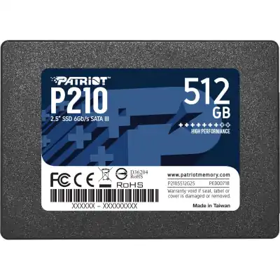 Patriot P210 512GB 2.5 Inch SATAIII SSD
