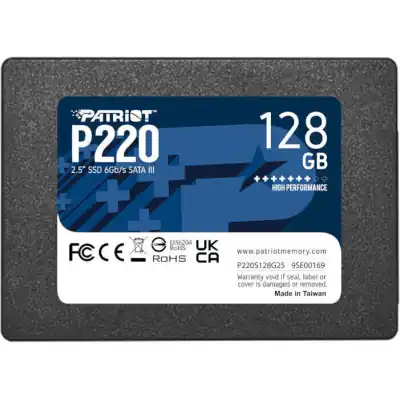 Patriot P220 128GB 2.5" SSD