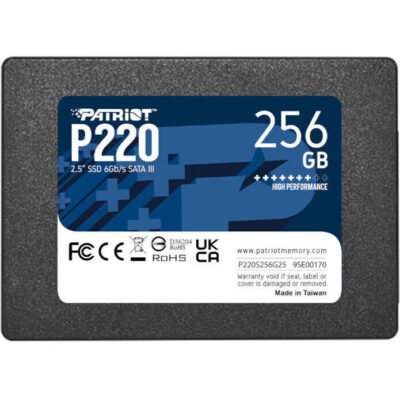 Patriot P220 256GB 2.5" SSD