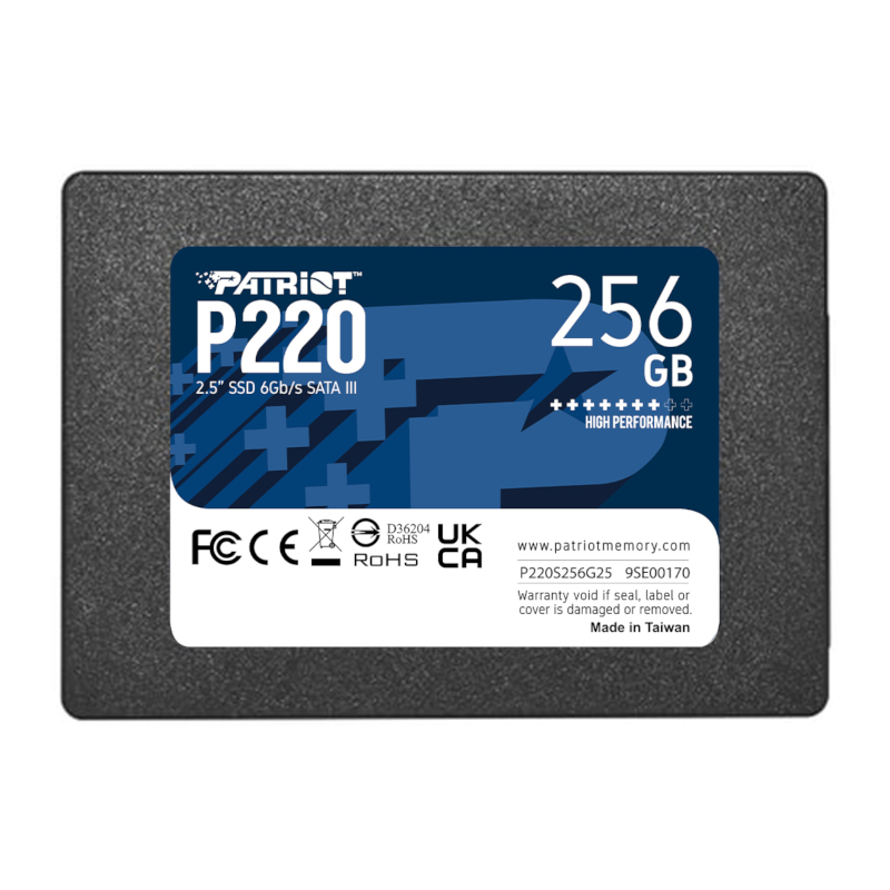 Patriot P220 256GB 2.5" SSD 1 Patriot P220 256GB 2.5" SSD
