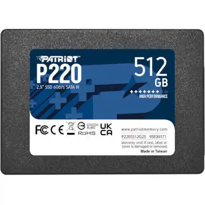 Patriot P220 512GB 2.5" SSD