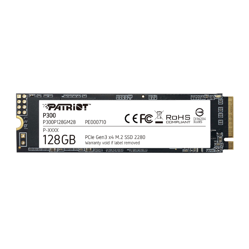 Patriot P300 128GB M.2 PCIe NVMe SSD 1 Patriot P300 128GB M.2 PCIe NVMe SSD