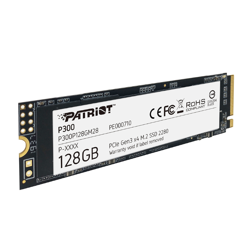Patriot P300 128GB M.2 PCIe NVMe SSD 2 Patriot P300 128GB M.2 PCIe NVMe SSD - Image 2