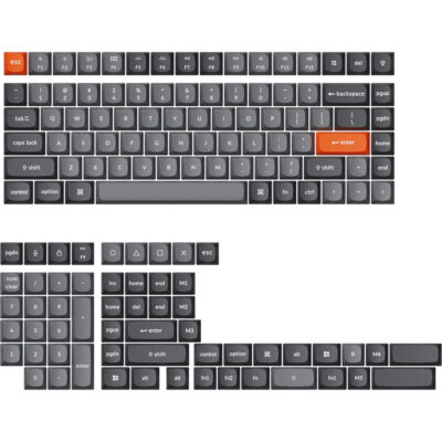 Keychron Double-Shot PBT OSA Keycap Set - Grey (PBT-51)