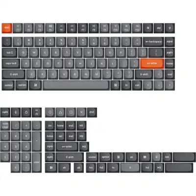 Keychron Double-Shot PBT OSA Keycap Set - Grey (PBT-51)