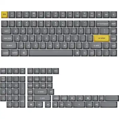Keychron Double Shot PBT OSA Full Keycap Set – Dark Grey