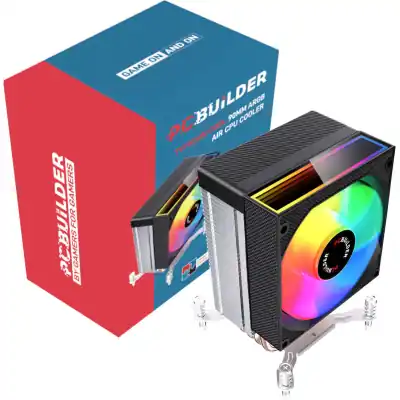 PCBuilder TYHPOON COOL 90mm Air CPU Cooler - Black