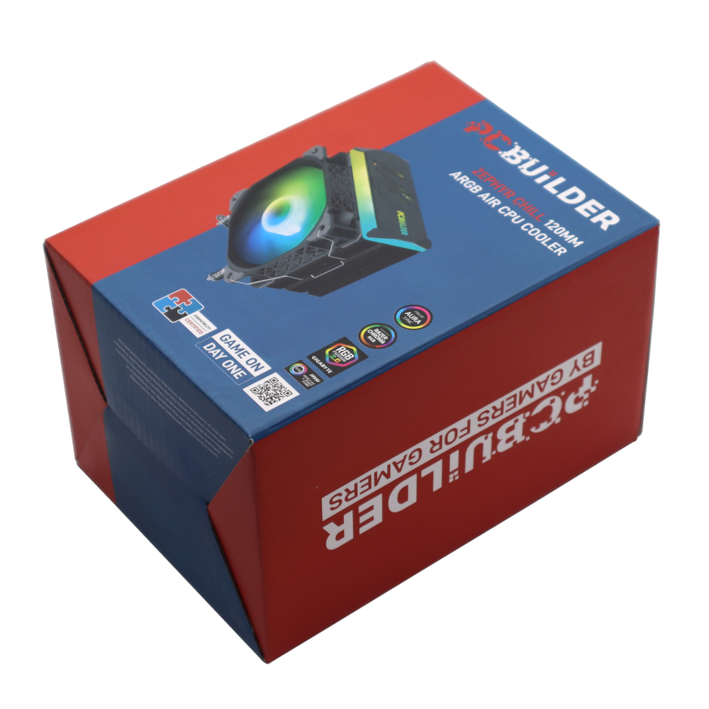PCBuilder Zephyr Chill 120MM ARGB AIR CPU Cooler 5 PCBuilder Zephyr Chill 120MM ARGB AIR CPU Cooler - Image 5