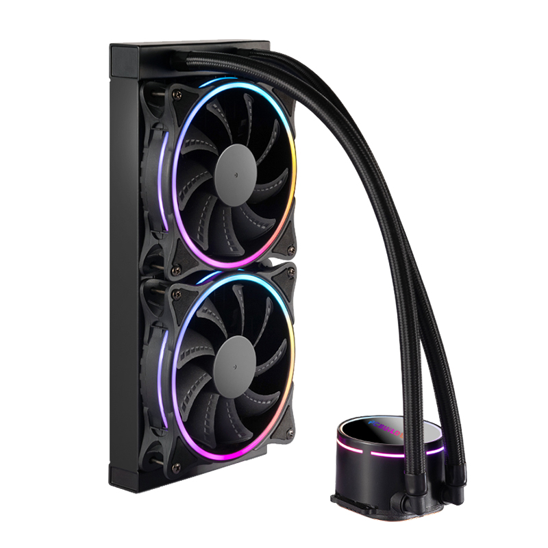 PCBuilder Hydro Chill 240MM AIO Liquid CPU Cooler ARGB 2 PCBuilder Hydro Chill 240MM AIO Liquid CPU Cooler ARGB - Image 2