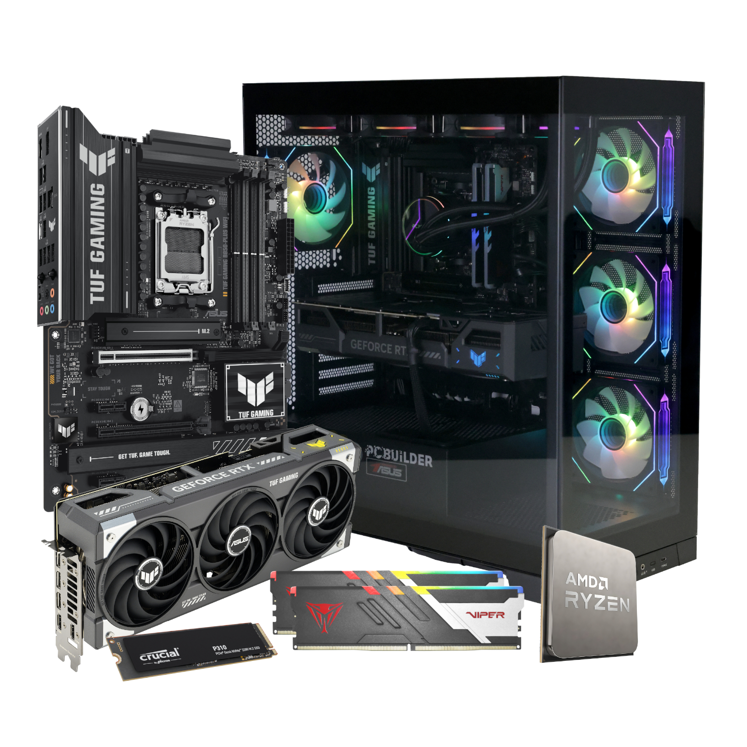 PCBuilder Ryzen 7 7800X3D ARCHON Windows 11 Gaming PC - Image 18