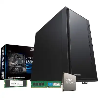 PCBuilder AMD Ryzen 5 3400G HOME MASTER Windows 11 Desktop PC