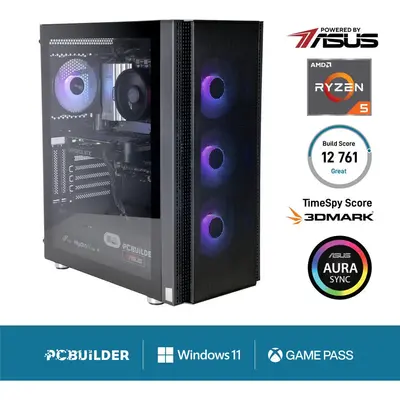 PCBuilder Ryzen 5 8400F OBLIVION Windows 11 Gaming PC