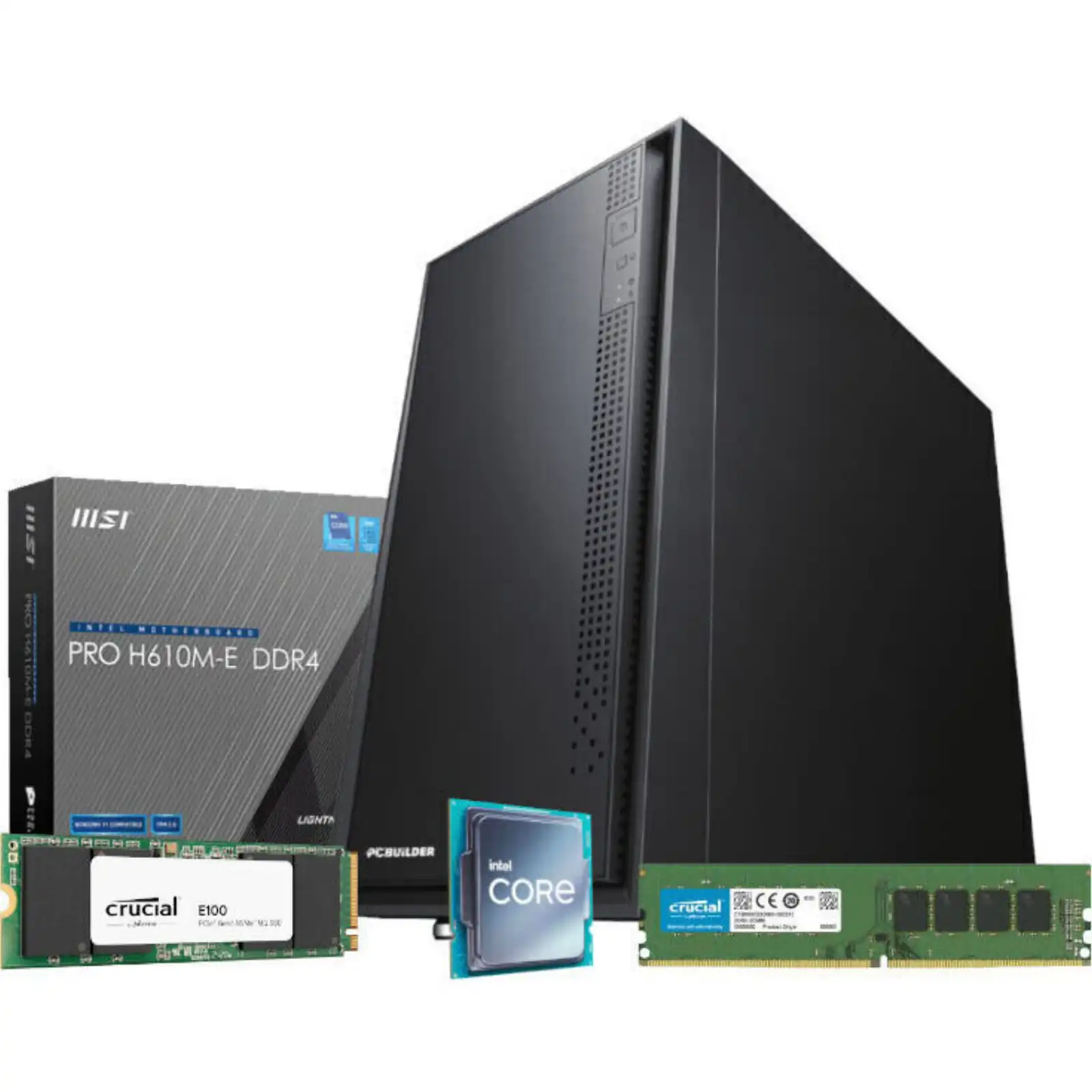 PCB_OFFICE_I516G-V3_wr_01c PCBuilder Intel i5-12400 OFFICE MASTER Core Windows 11 Pro Desktop PC