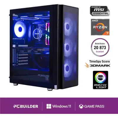 PCBuilder Ryzen 7 9700X TACTICIAN Windows 11 Gaming PC